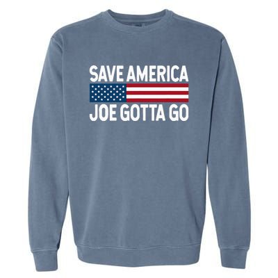 Joe Gotta Go Save America AntiBiden 86 46 Impeach Biden 46 Garment-Dyed Sweatshirt