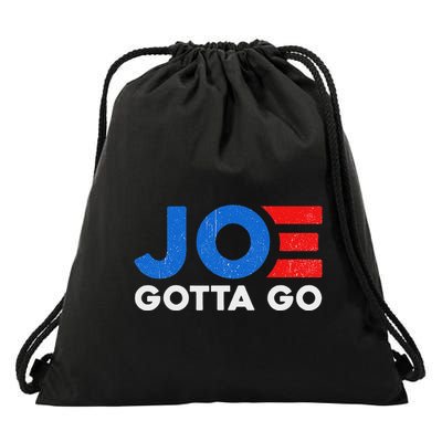 Joe Gotta Go Save America Vote 2024 Drawstring Bag