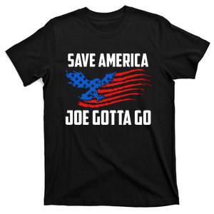 Joe Gotta Go Save America Flag Anti Biden Impeach Biden T-Shirt