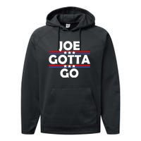 Joe Gotta Go Anti Biden Pro American Patriotic Performance Fleece Hoodie