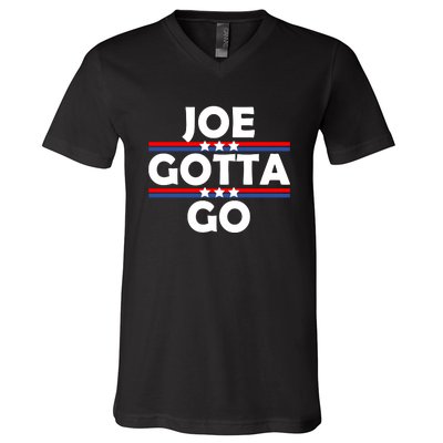 Joe Gotta Go Anti Biden Pro American Patriotic V-Neck T-Shirt