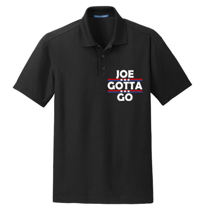 Joe Gotta Go Anti Biden Pro American Patriotic Dry Zone Grid Polo