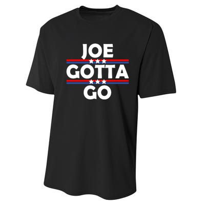 Joe Gotta Go Anti Biden Pro American Patriotic Performance Sprint T-Shirt