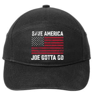 Joe Gotta Go Save America Flag Anti Biden Impeach Biden 7-Panel Snapback Hat