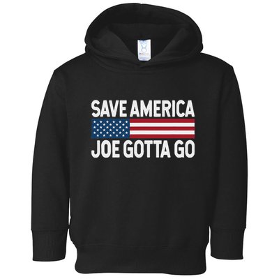 Joe Gotta Go Save America Anti Biden 86 46 Impeach Biden 46 Toddler Hoodie