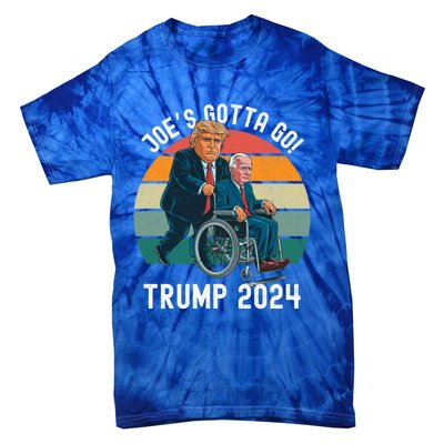 JoeS Gotta Go Trump 2024 Stand With Trump Felon 24 Funny Gift Tie-Dye T-Shirt