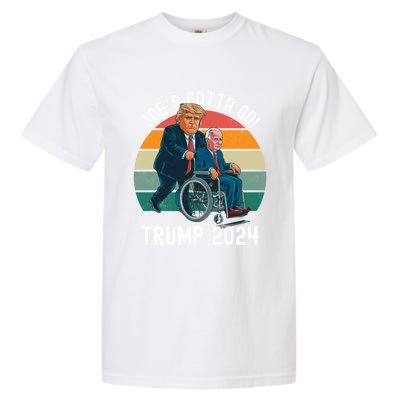 JoeS Gotta Go Trump 2024 Stand With Trump Felon 24 Funny Gift Garment-Dyed Heavyweight T-Shirt