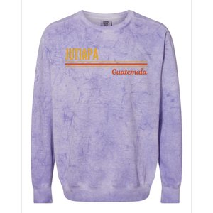 Jutiapa Guatemala Gift Colorblast Crewneck Sweatshirt