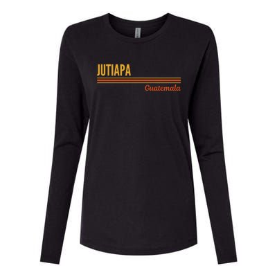 Jutiapa Guatemala Gift Womens Cotton Relaxed Long Sleeve T-Shirt