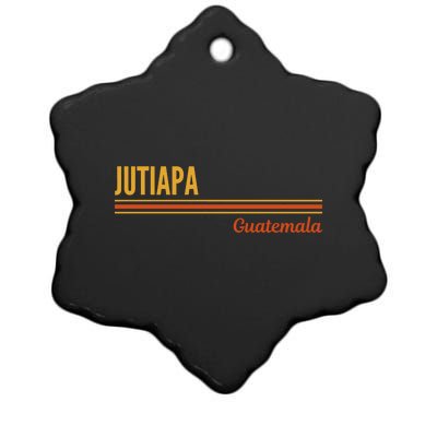 Jutiapa Guatemala Gift Ceramic Star Ornament