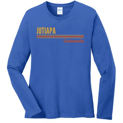 Jutiapa Guatemala Gift Ladies Long Sleeve Shirt