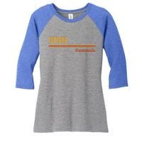 Jutiapa Guatemala Gift Women's Tri-Blend 3/4-Sleeve Raglan Shirt