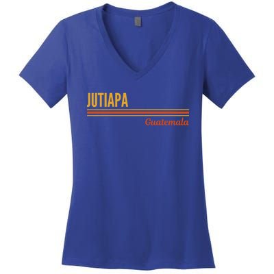 Jutiapa Guatemala Gift Women's V-Neck T-Shirt