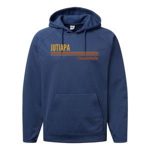 Jutiapa Guatemala Gift Performance Fleece Hoodie