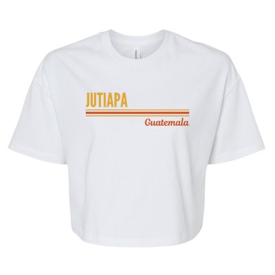 Jutiapa Guatemala Gift Bella+Canvas Jersey Crop Tee