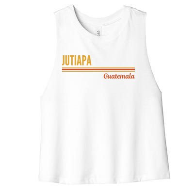 Jutiapa Guatemala Gift Women's Racerback Cropped Tank