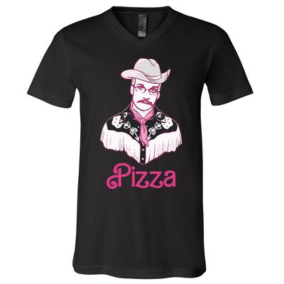 John Green Hes Just John Pizza V-Neck T-Shirt