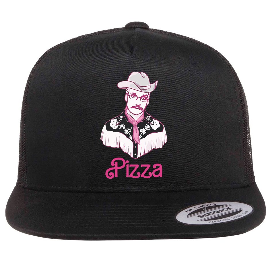 John Green Hes Just John Pizza Flat Bill Trucker Hat