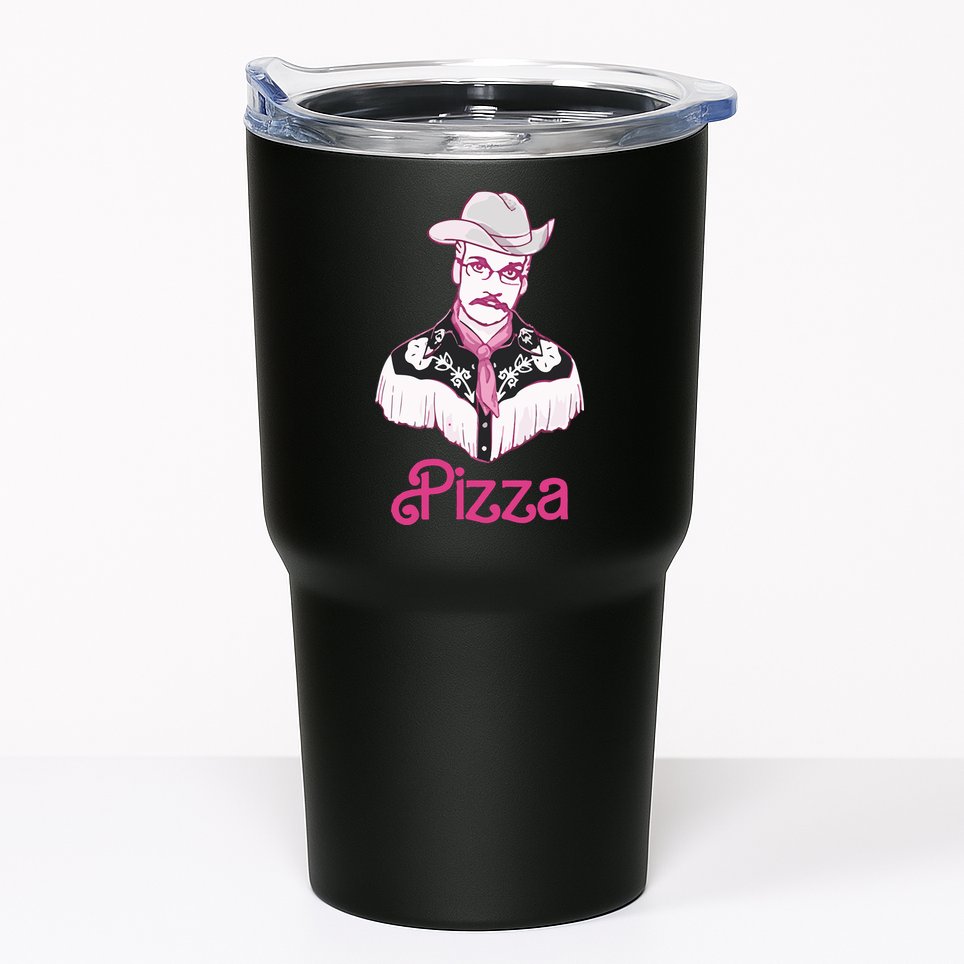 John Green Hes Just John Pizza Tumbler