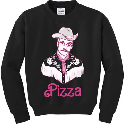John Green Hes Just John Pizza Kids Sweatshirt