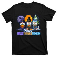 Jew Gnomes Halloween Thanksgiving Hanukkah HalloThanksNukkah T-Shirt