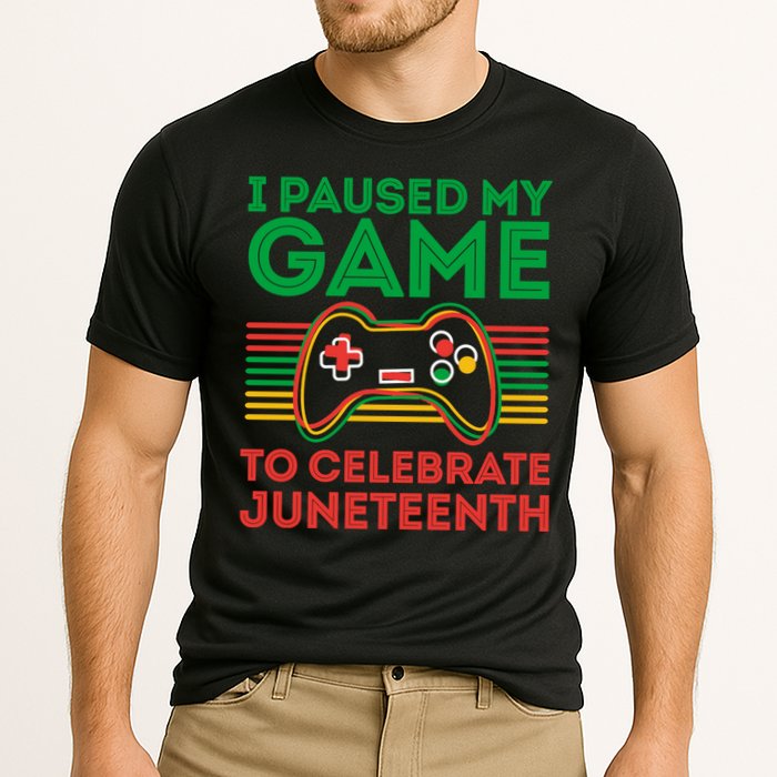 Juneteenth Gamer I Paused My Game To Celebrate Juneteenth Cooling Performance Crew T-Shirt