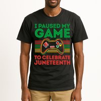 Juneteenth Gamer I Paused My Game To Celebrate Juneteenth Tall T-Shirt