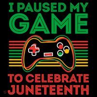 Juneteenth Gamer I Paused My Game To Celebrate Juneteenth 16 in Basic Backpack