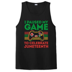 Juneteenth Gamer I Paused My Game To Celebrate Juneteenth PosiCharge Competitor Tank