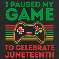 Juneteenth Gamer I Paused My Game To Celebrate Juneteenth Golf Towel