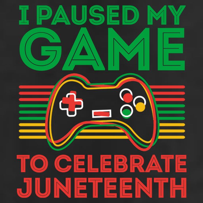Juneteenth Gamer I Paused My Game To Celebrate Juneteenth Golf Towel