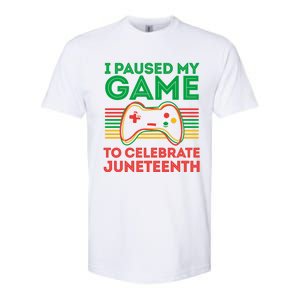 Juneteenth Gamer I Paused My Game To Celebrate Juneteenth Softstyle CVC T-Shirt