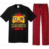 Juneteenth Gamer I Paused My Game To Celebrate Juneteeth Pajama Set