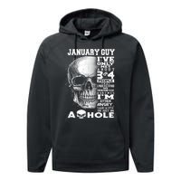 January Guy IVe Only Met About 3 Or 4 People Performance Fleece Hoodie