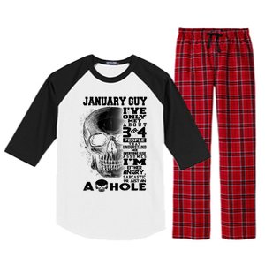 January Guy IVe Only Met About 3 Or 4 People Raglan Sleeve Pajama Set