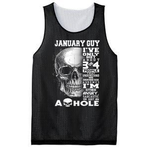 January Guy IVe Only Met About 3 Or 4 People Mesh Reversible Basketball Jersey Tank