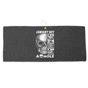 January Guy IVe Only Met About 3 Or 4 People Large Microfiber Waffle Golf Towel