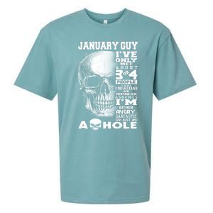 January Guy IVe Only Met About 3 Or 4 People Sueded Cloud Jersey T-Shirt