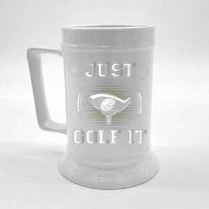 Just Golf It Funny Golf Lovers Design Fun Golf For Premium Beer Stein