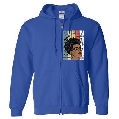 Junenth Gift June 19th 1865 Junenth Freedom Day Cool Gift Full Zip Hoodie