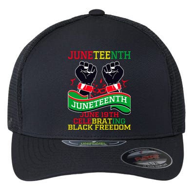 Juneteenth Gift Juneteenth Independence Day, Juneteenth Celebrating Black Freedo Flexfit Unipanel Trucker Cap