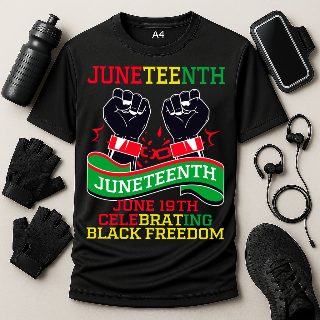 Juneteenth Gift Juneteenth Independence Day, Juneteenth Celebrating Black Freedo Cooling Performance Crew T-Shirt