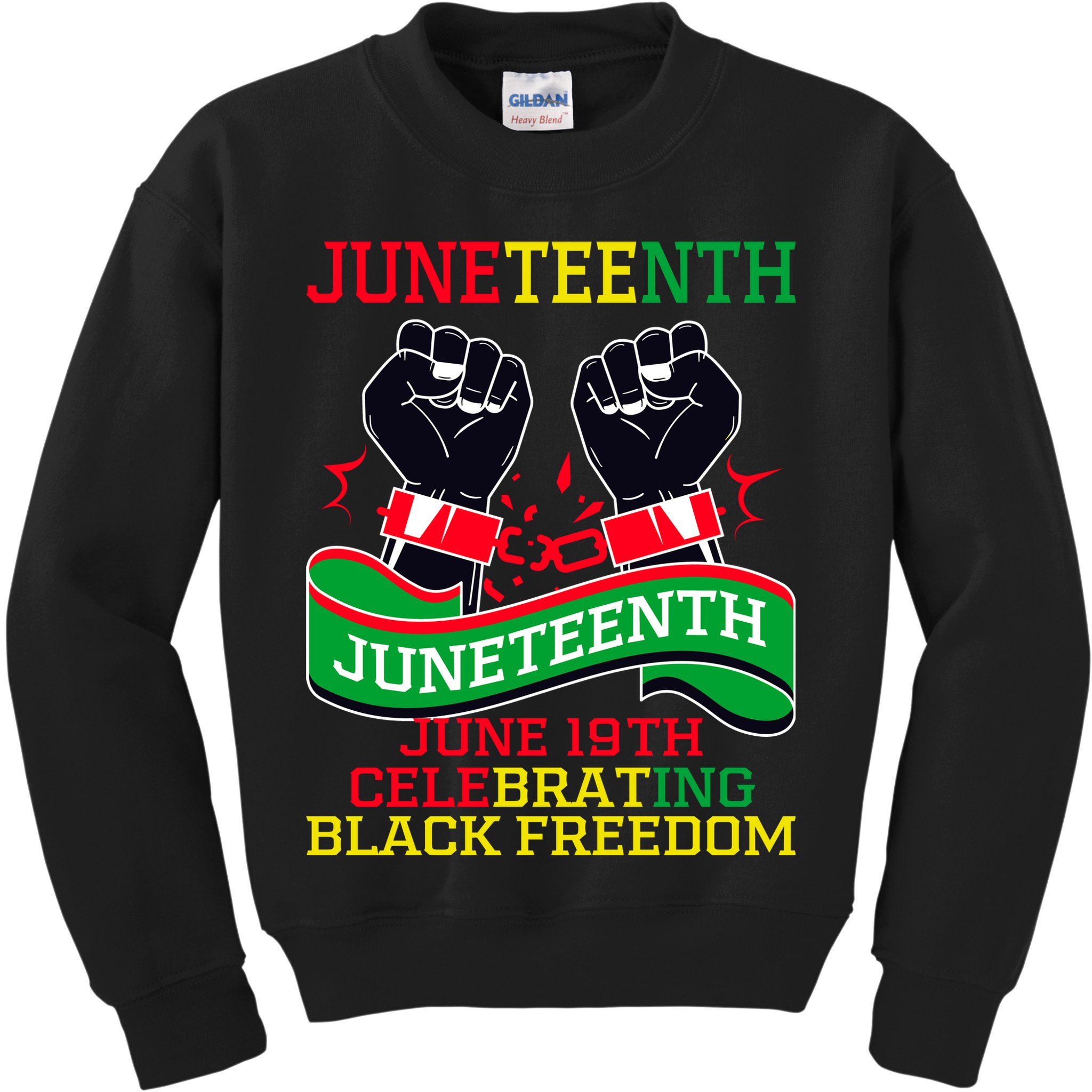 Juneteenth Gift Juneteenth Independence Day, Juneteenth Celebrating Black Freedo Kids Sweatshirt