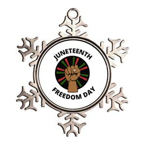 Juneteenth Gift Metallic Star Ornament