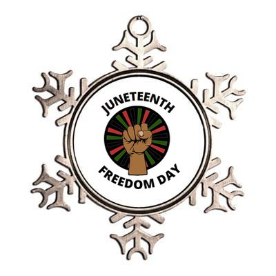 Juneteenth Gift Metallic Star Ornament