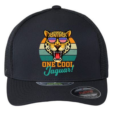 Jaguar Gifts Jaguars Usa Flag Flexfit Unipanel Trucker Cap