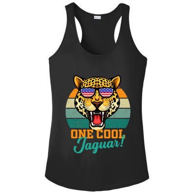 Jaguar Gifts Jaguars Usa Flag Ladies PosiCharge Competitor Racerback Tank