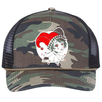 Joker Girl Retro Rope Trucker Hat Cap