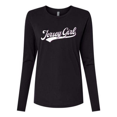 Jersey Girl Womens Cotton Relaxed Long Sleeve T-Shirt