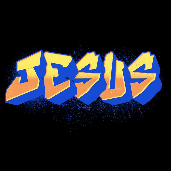 Jesus Graffiti Logo Baby Bodysuit